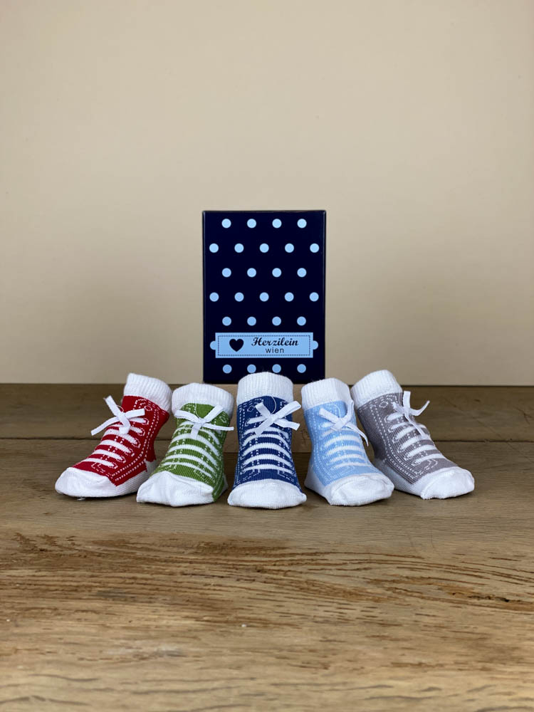 Sockenbox Chucks bunt