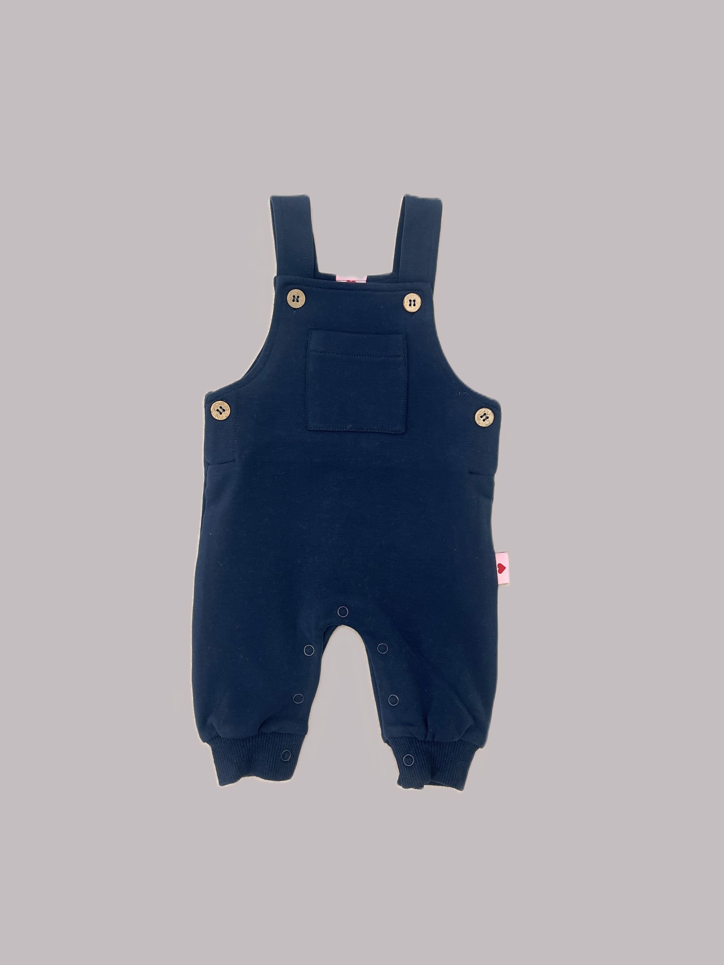 Latzhose uni dunkelblau