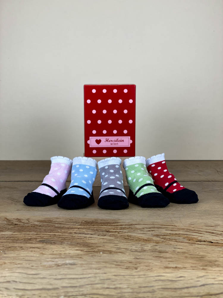 Sockenbox Ballerina bunt
