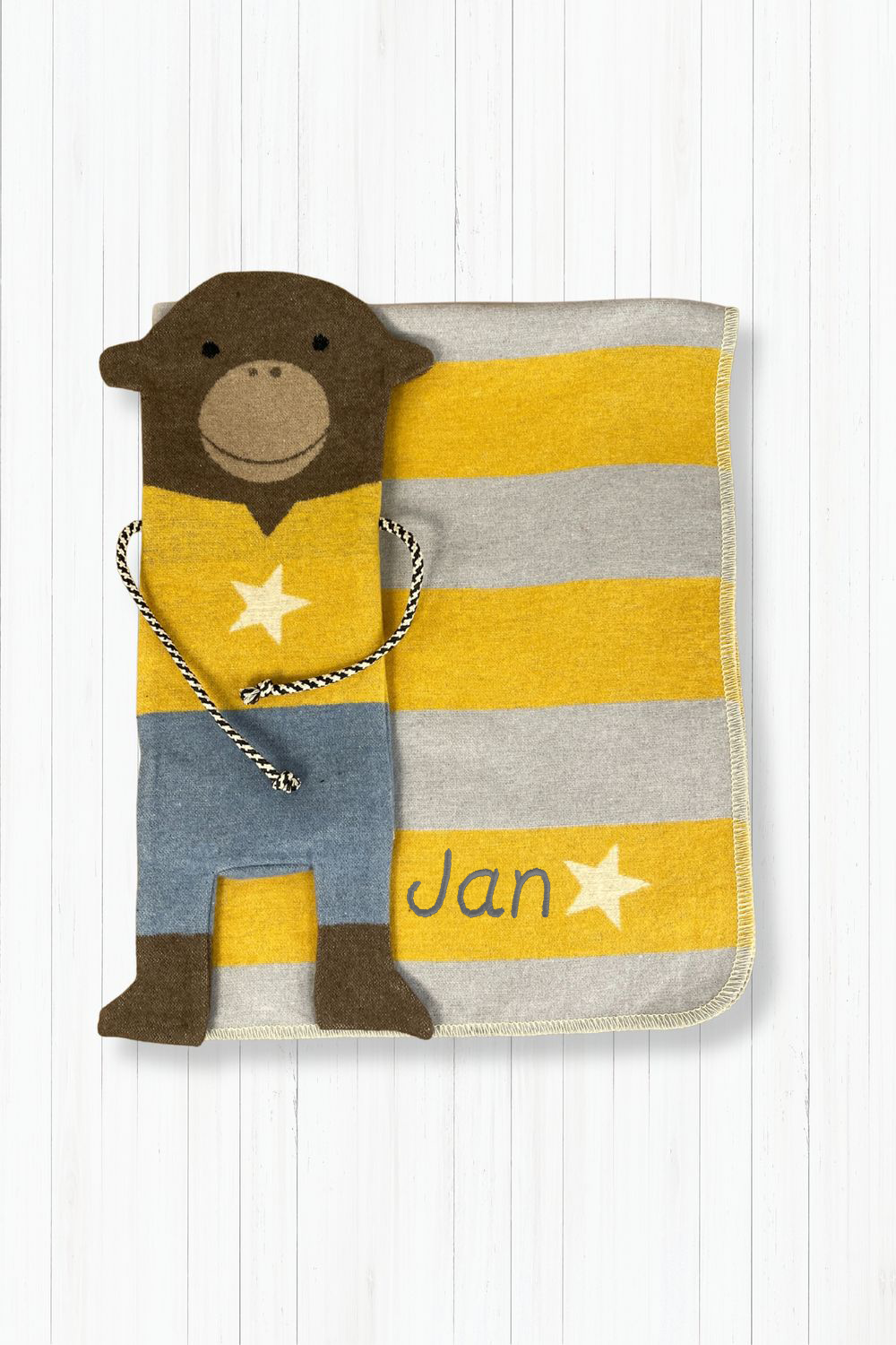 Babydecke  No. 10 Sternaffe