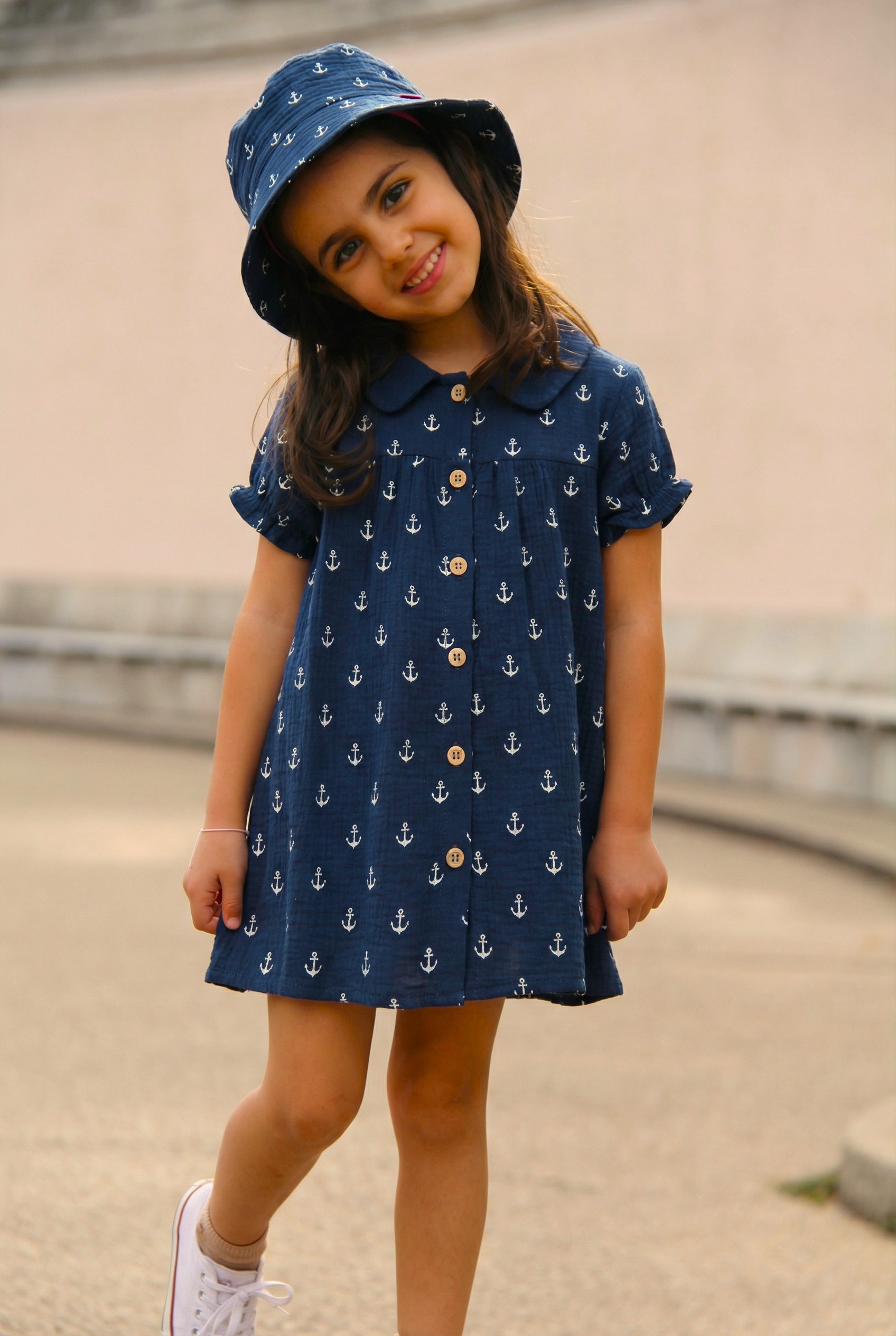 Kleid Maritim
