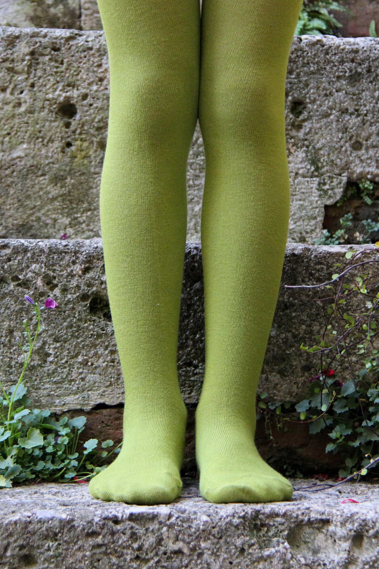Strumpfhose Kids Basic Grün