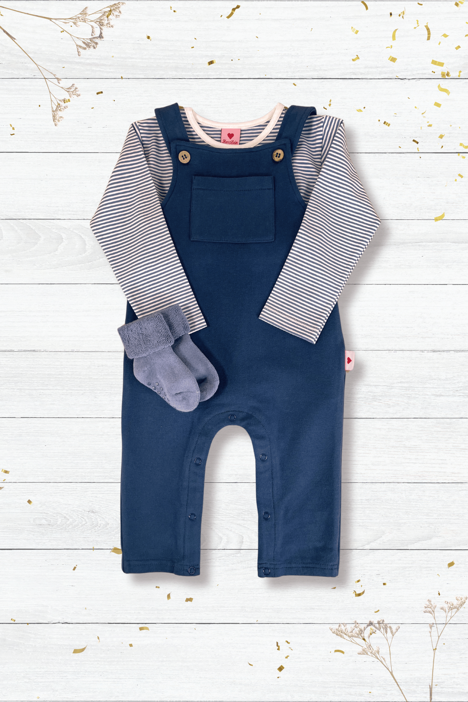 Shirt gestreift blau/weiß langarm