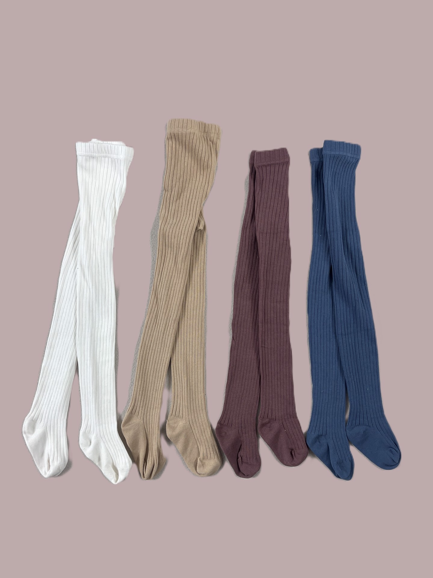 Kids Strumpfhose Ripp Taupe