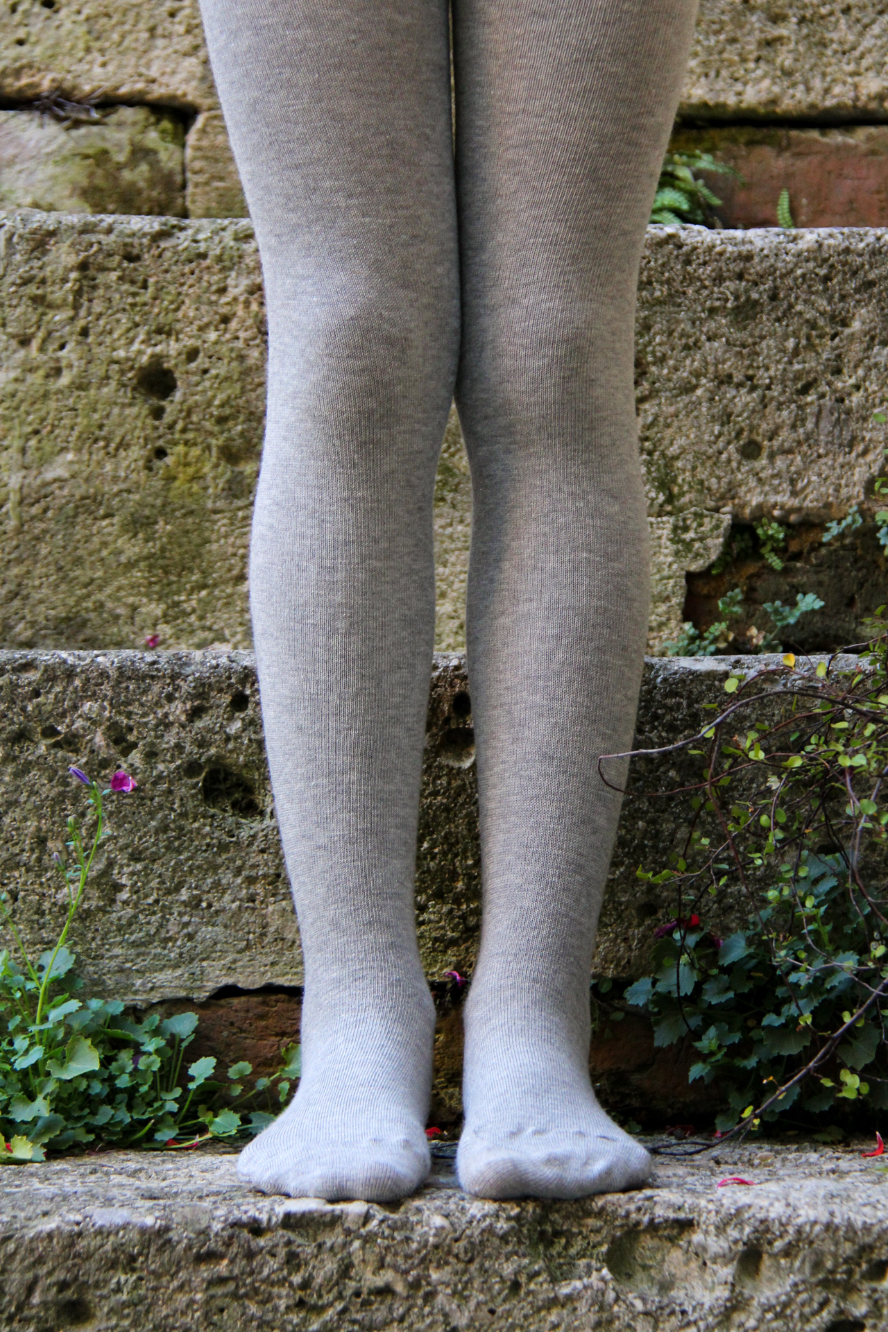 Strumpfhose Kids  Basic hellgrau
