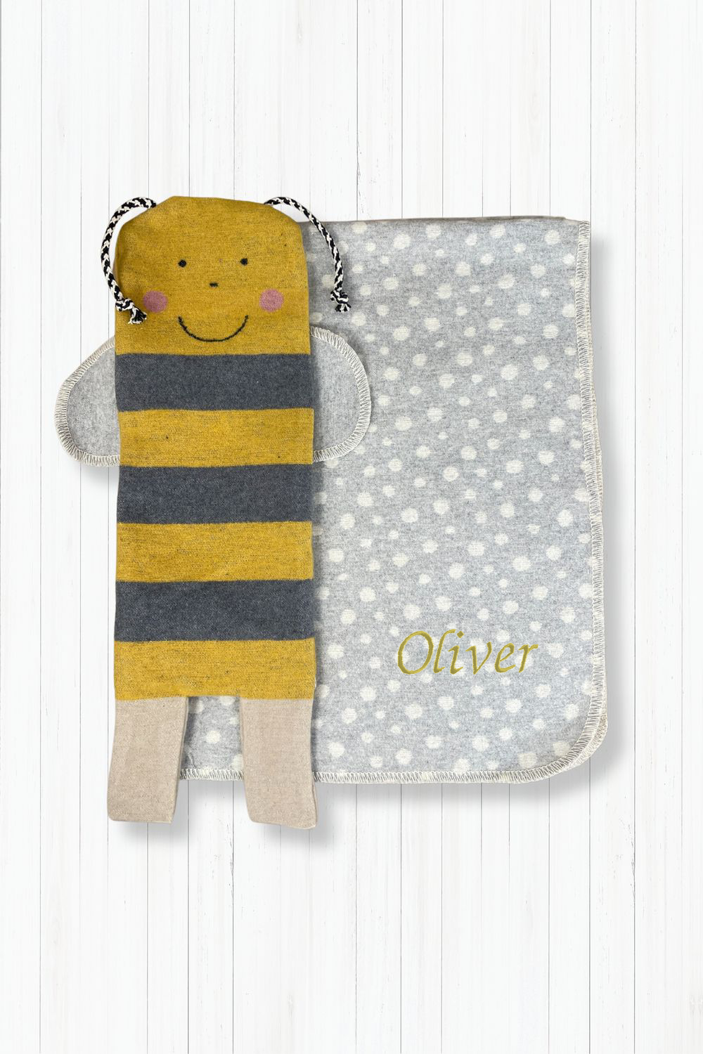 Babydecke No. 6 Biene in Puppe