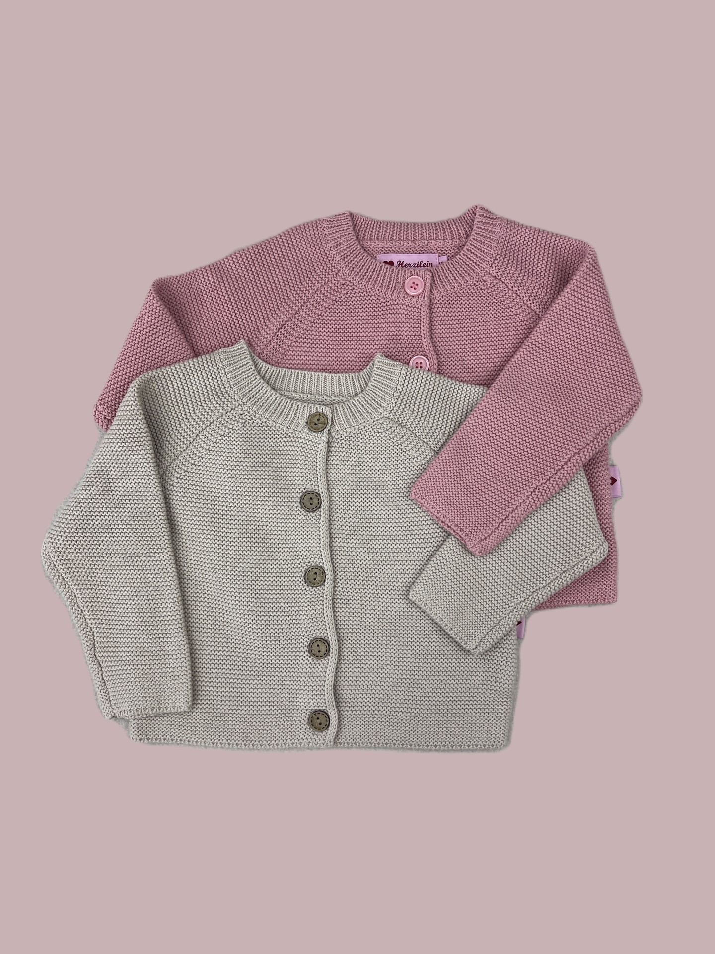 Kinder Strickweste uni